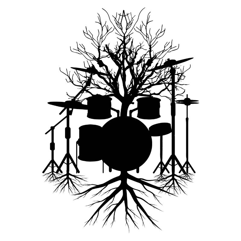 Drummer Drums With Nature Drummer Gift