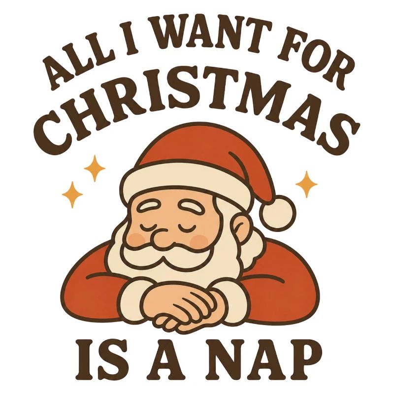 Santa Nap Cozy Christmas