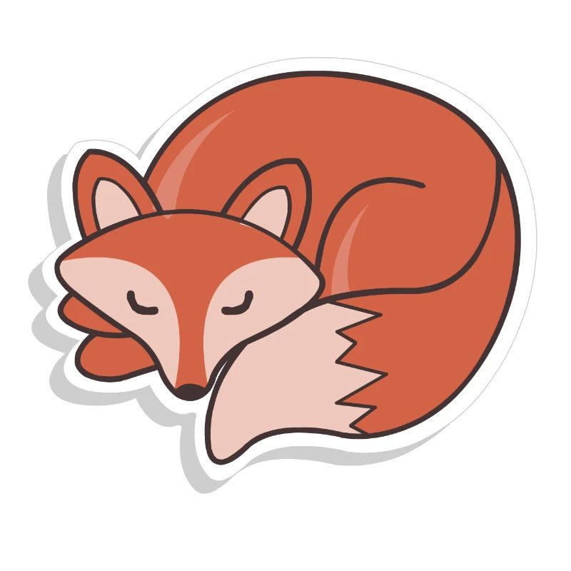 Sleeping fox