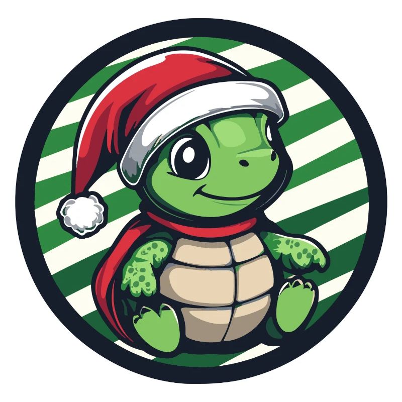 Schildkröte Weihnachten X-Mas