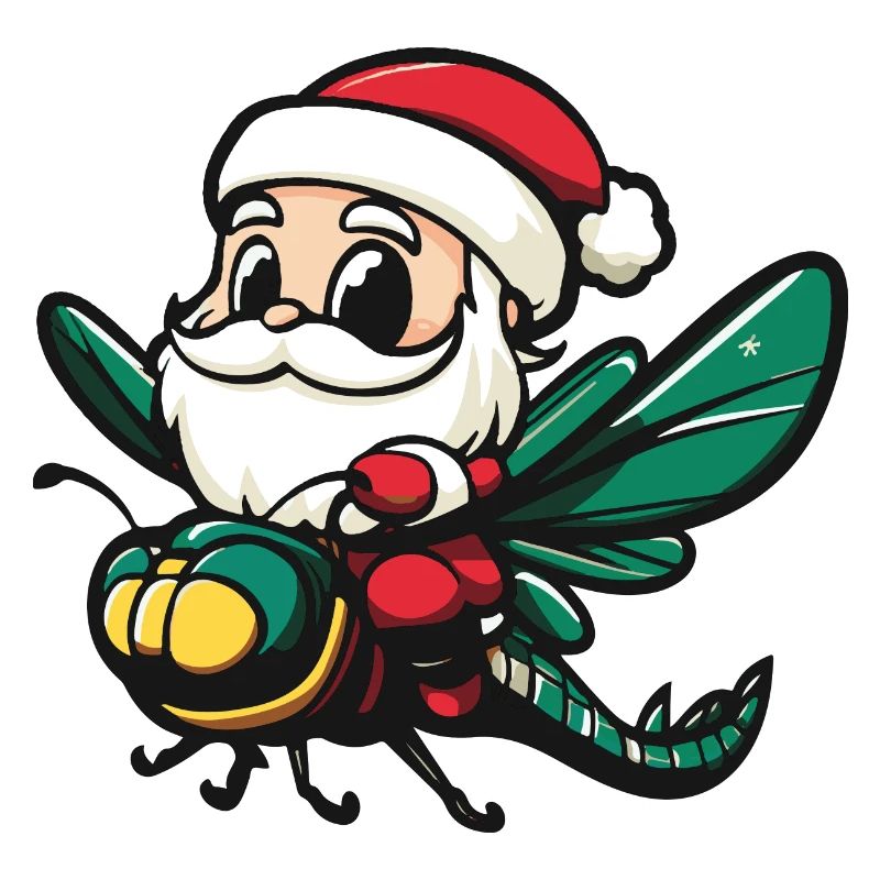 Libelle Weihnachtsmann