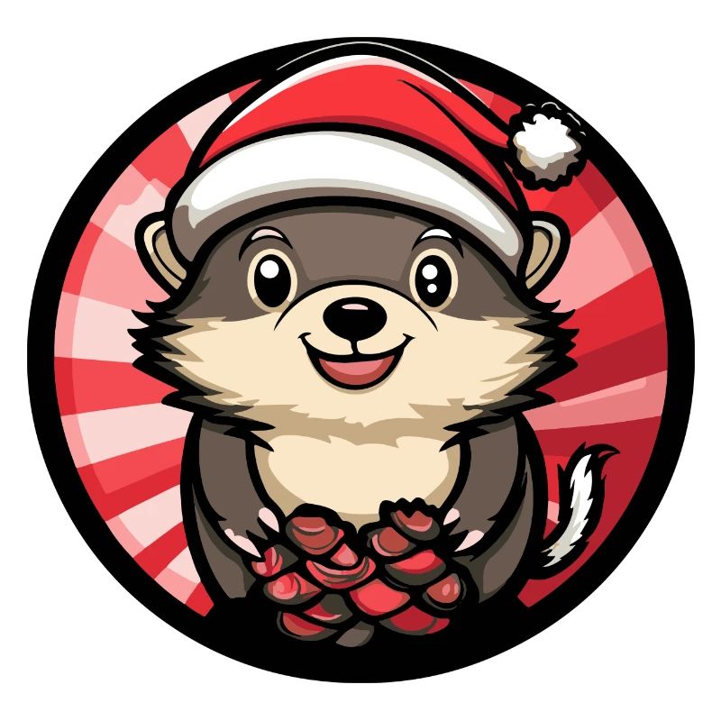 Igel Weihnachten X-Mas