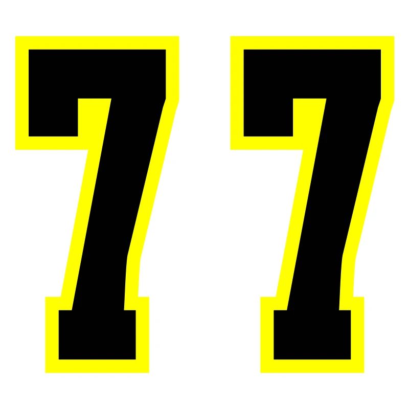 77 Zahl Trikot