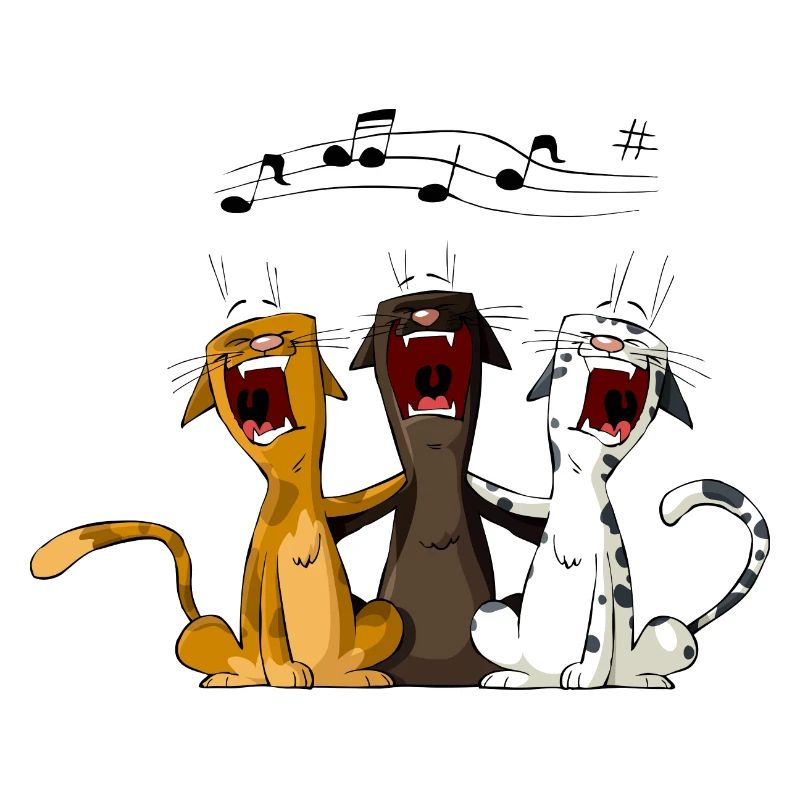Singende Katzen