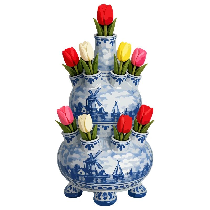 Delfter Tulpenvasen-Motiv