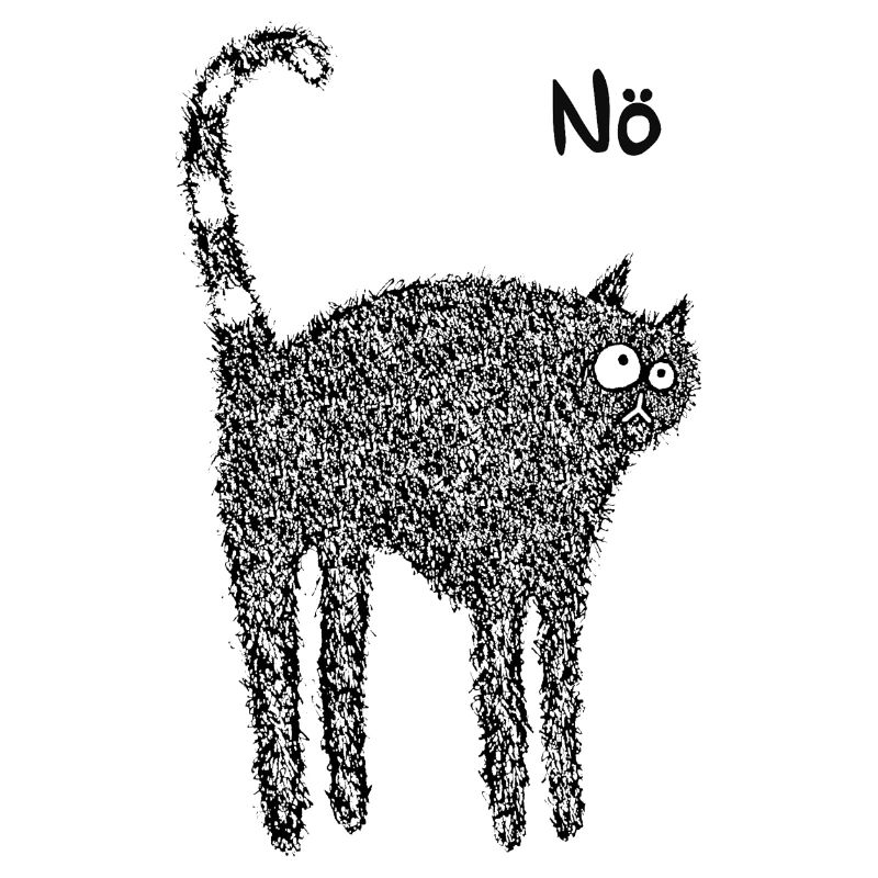 Katze schwarz