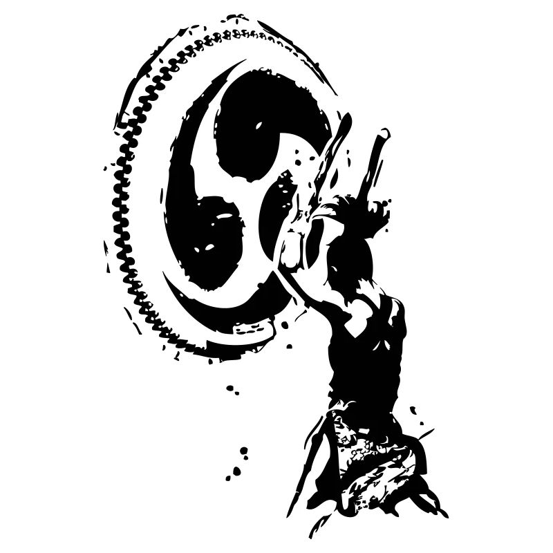 Odaiko Trommlerin