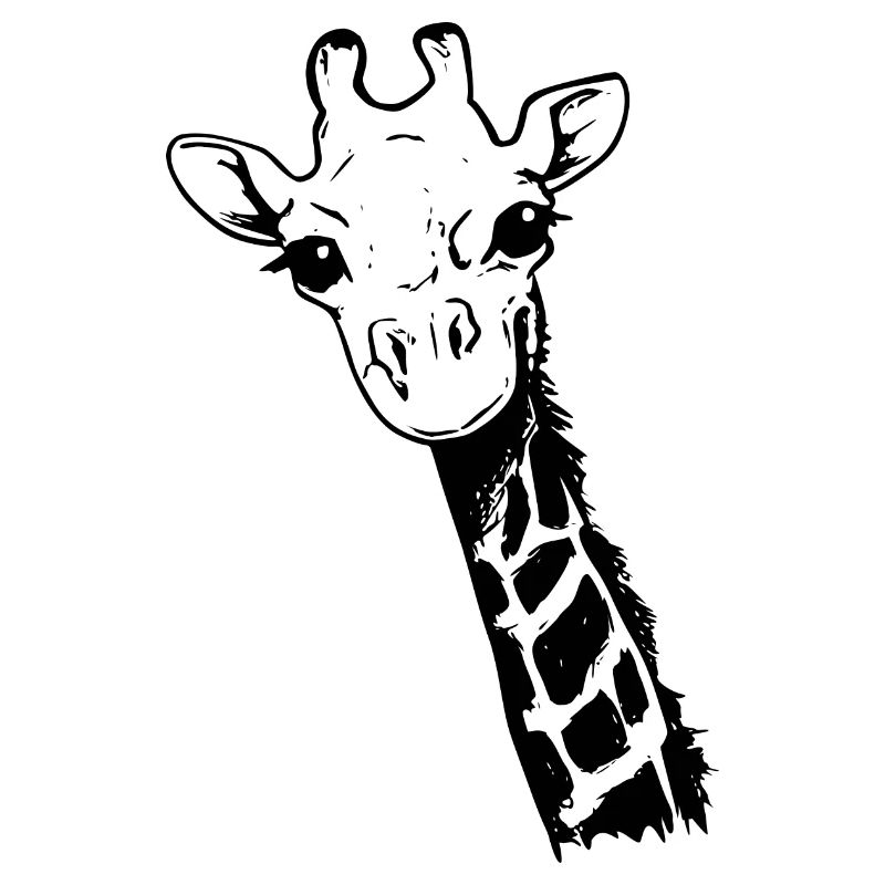 Lustige Giraffe