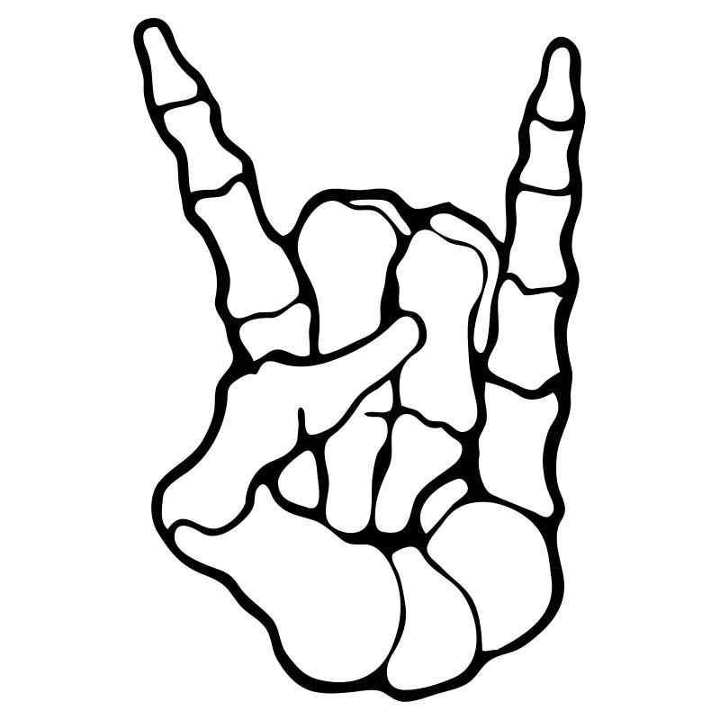 Metalhand / Pommesgabel / Metal