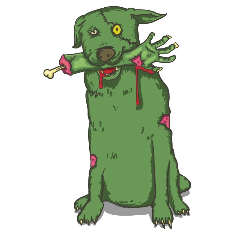 süßer Zombiehund
