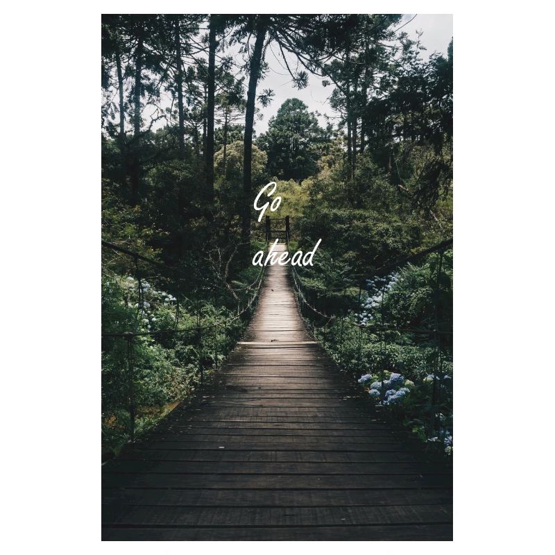 Brücke im Wald