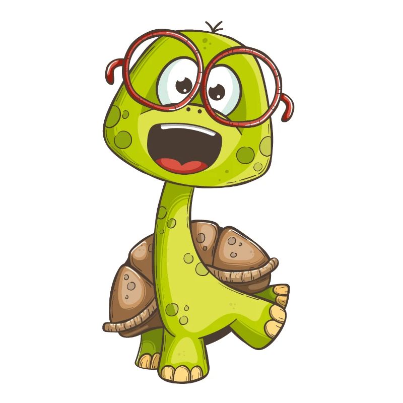 Lustige Schildkröte
