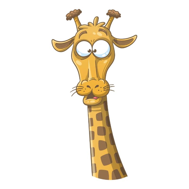 Lustige Giraffe