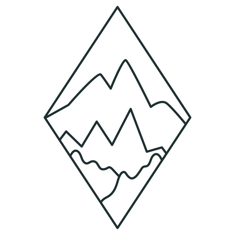 PAYSAGE BOHO Diamond avec montagnes et paysages