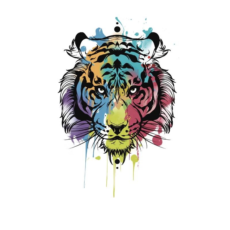 Tiger Aquarel
