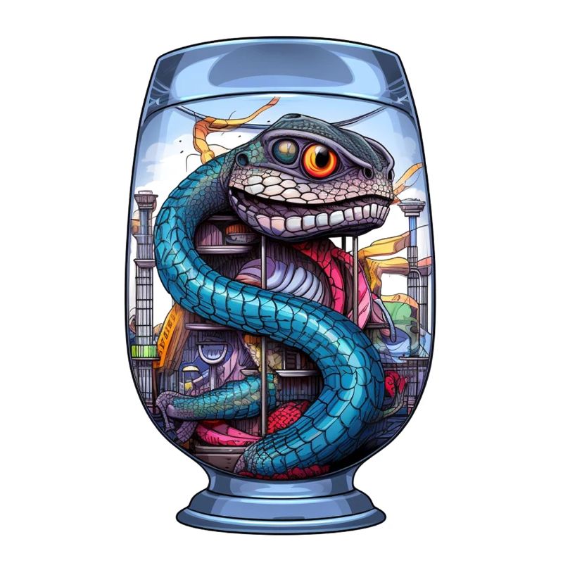 Basilisk Tattoo Zeichnung