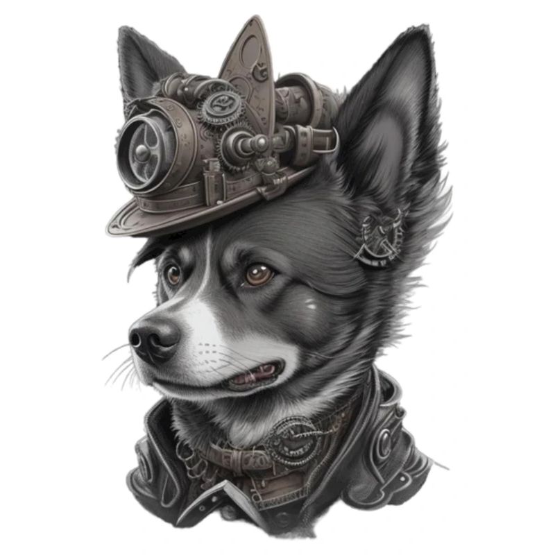 Steampunk Hund