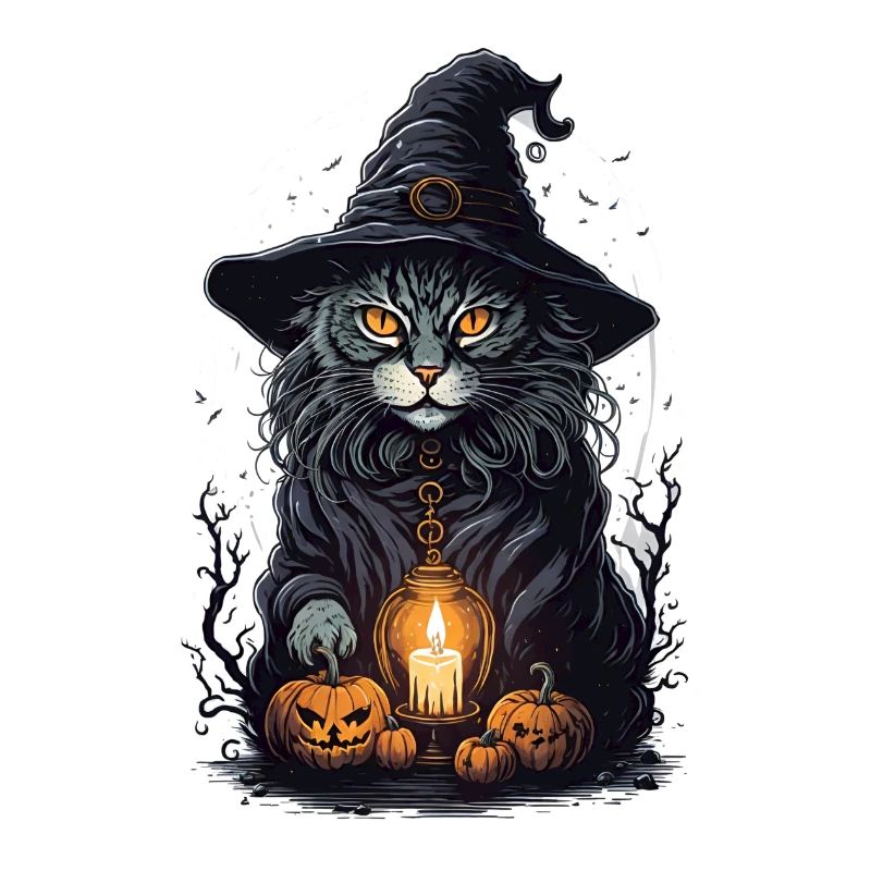 Halloween Katze