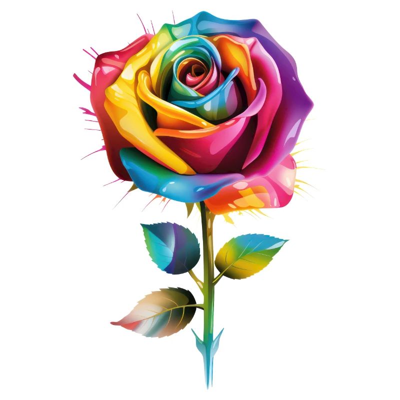 bunte rose