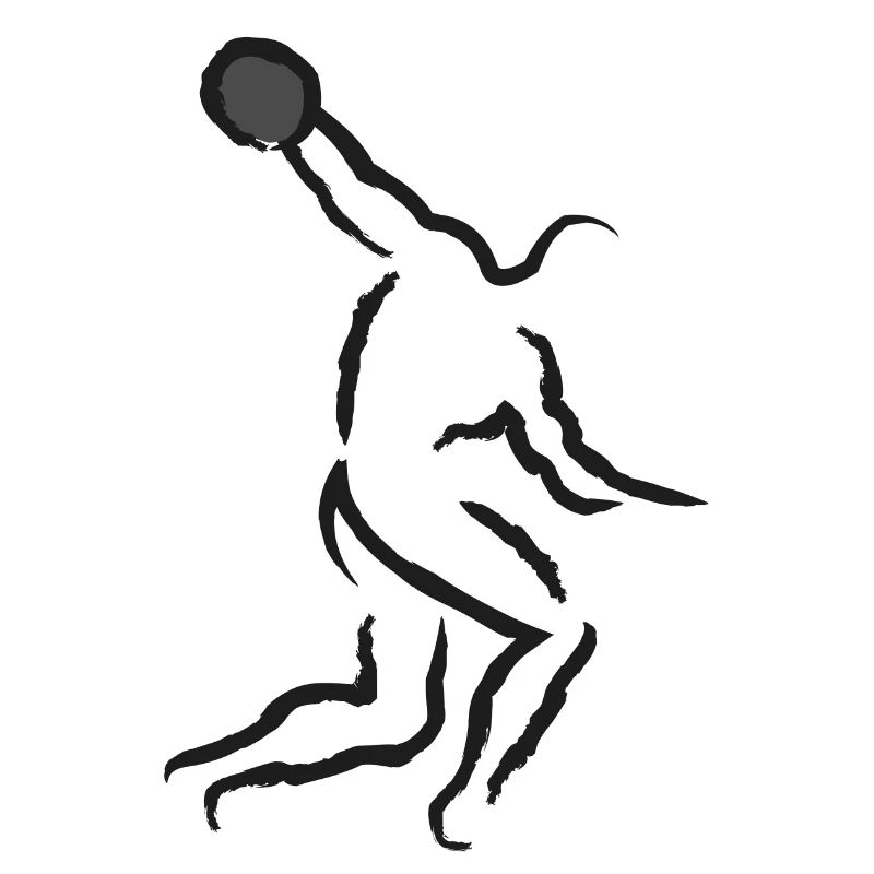 Throwing discus