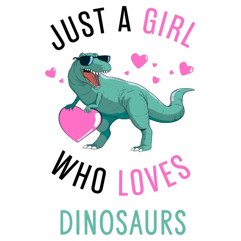 Nur ein Mädchen, das Dinosaurier süß Dinosaurier Geschenk
