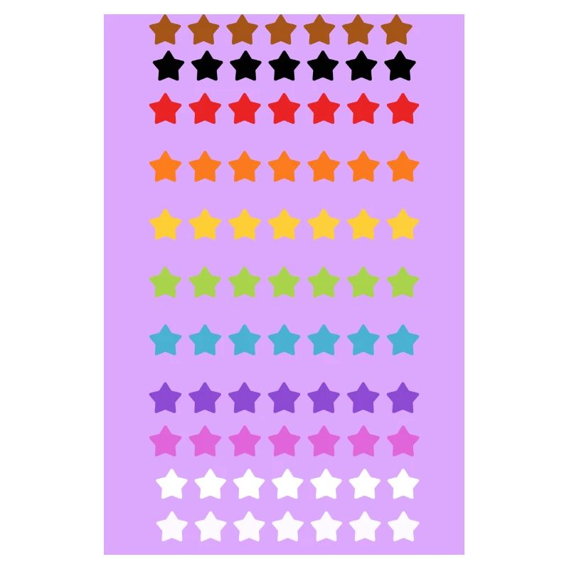 Pride Rainbow Stars