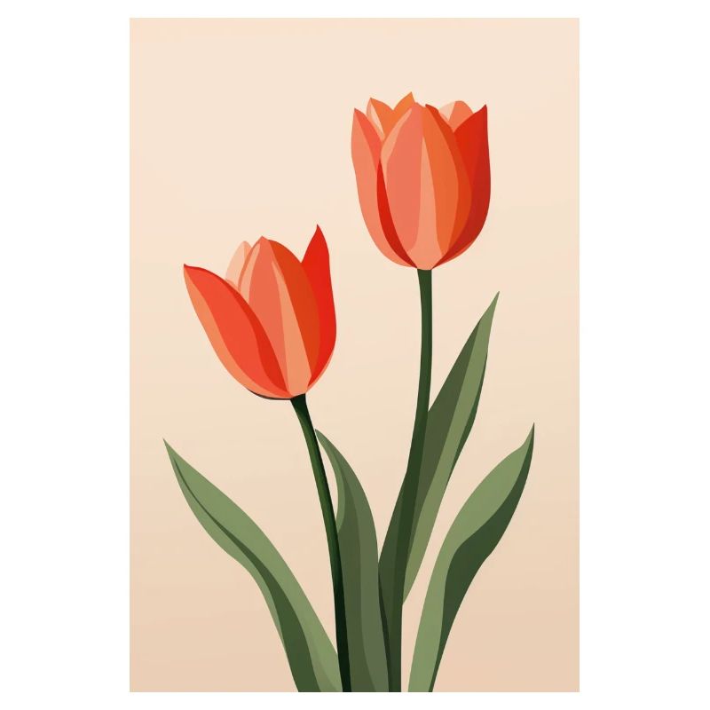Boho Botanische Tulpen