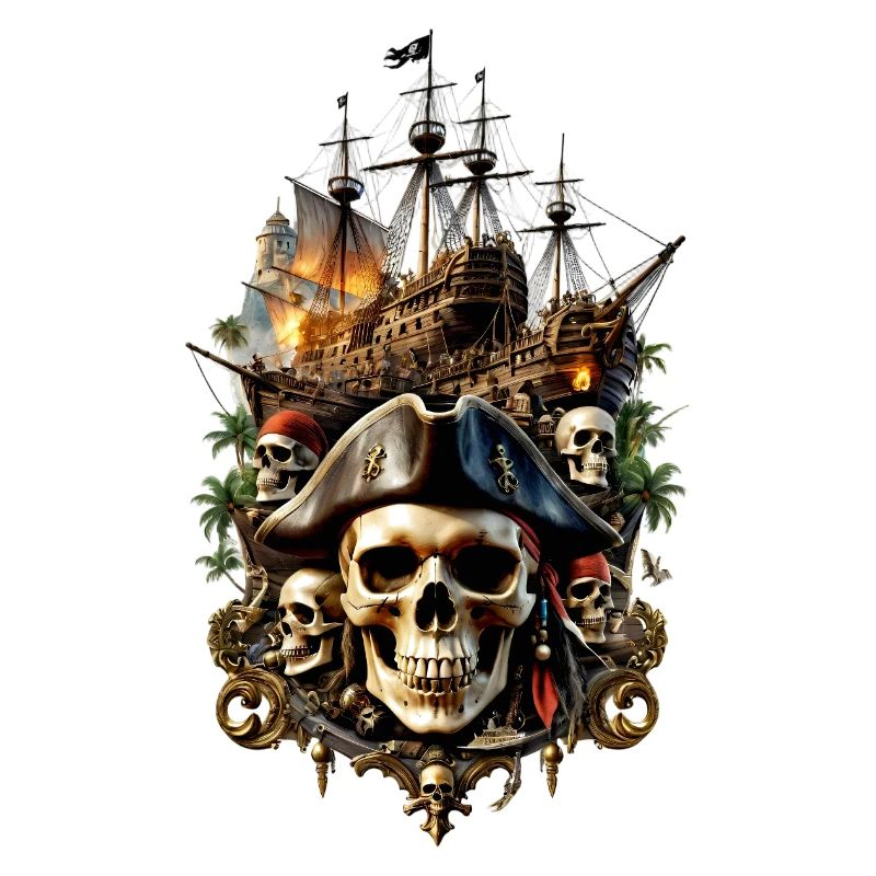 Totenkopf Schädel 05839