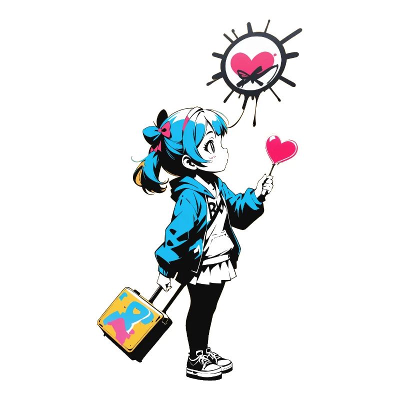 Streetart Mädchen 23244