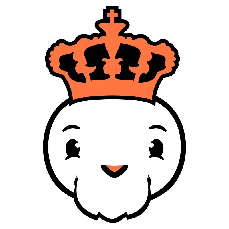 Bird King Crown Ruler Beard Old Kingdom