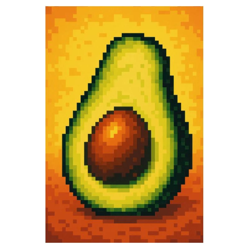 Pixel Avocado Pop