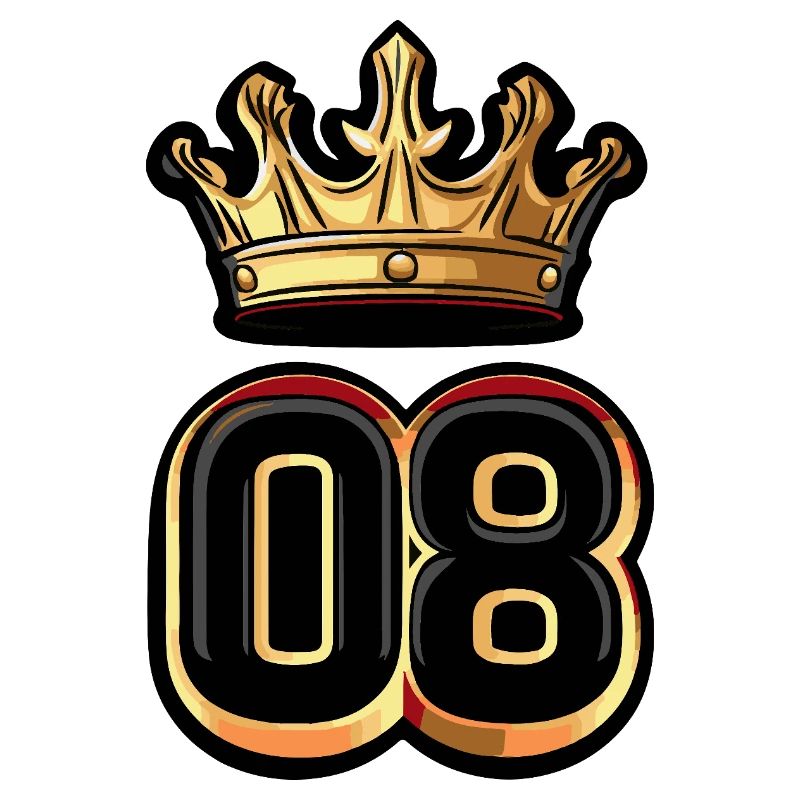 8 Zahl Krone