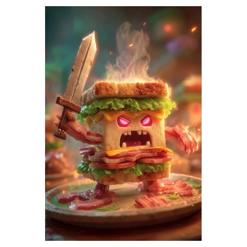 Wütendes Kampfsandwich