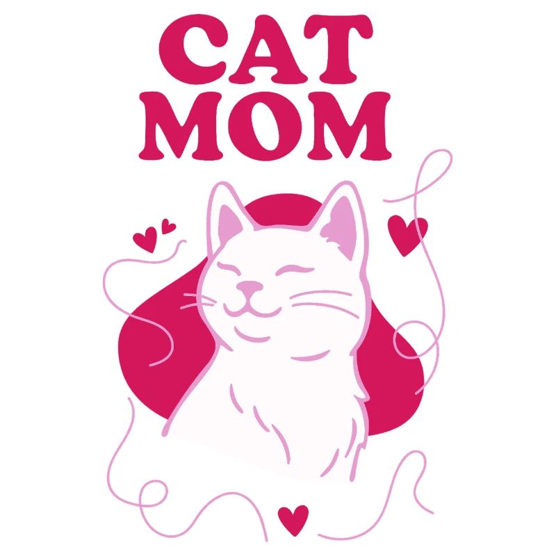 Cat Mom Pink