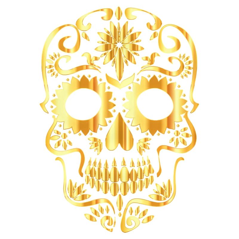 Gold Skull