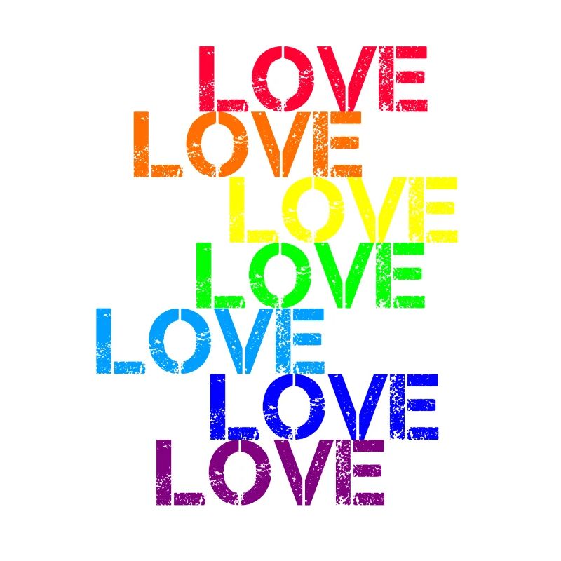 love CSD Regenbogen