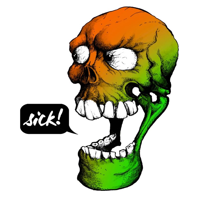 Psychedelic Skull