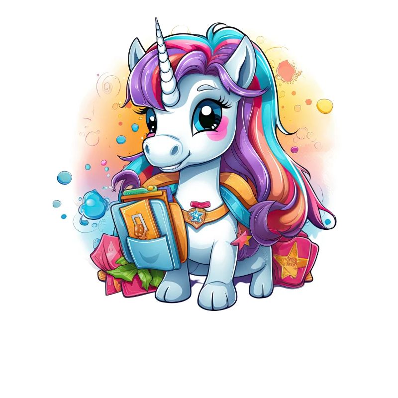 Einhorn Schulkind Einschulung Mädchen Geschenk