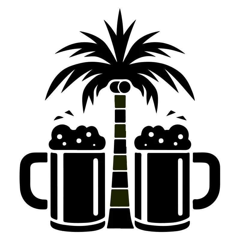 Bier Palmen Strand