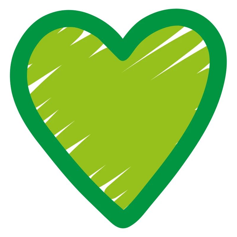 Grünes Herz Icon