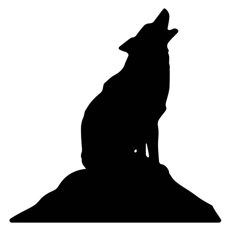 Wolf Werwolf Silhouette