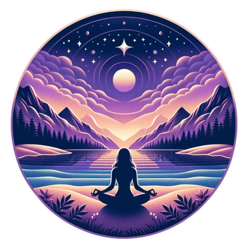Gelassenes Meditations-Design