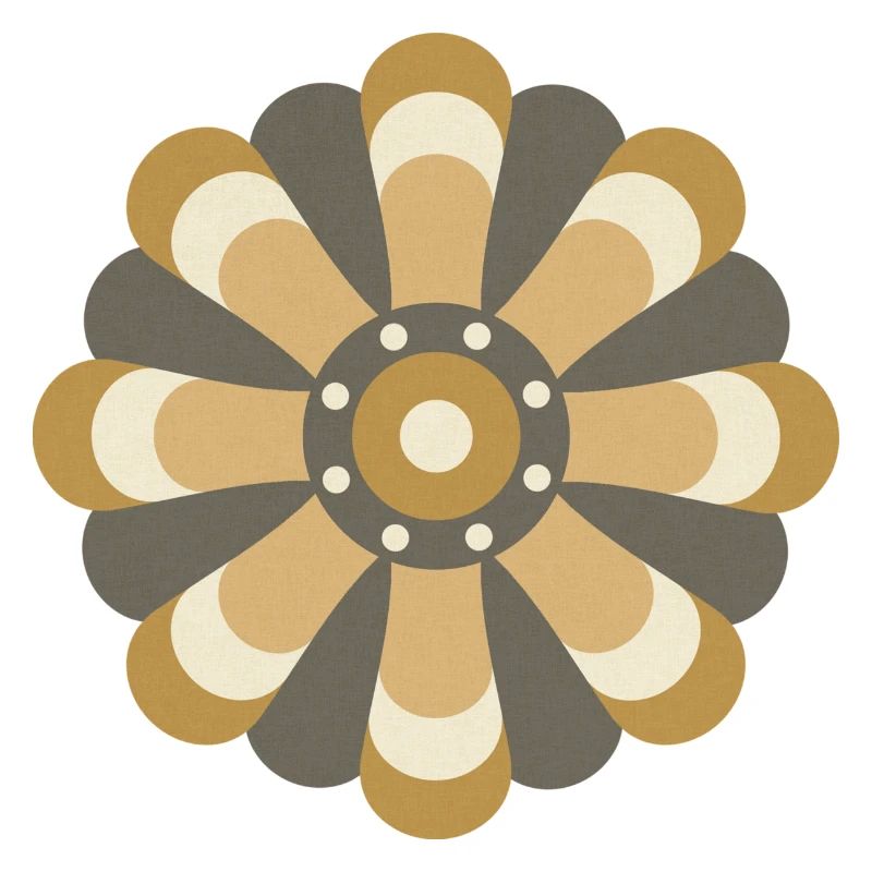 Goldene & braune Blume