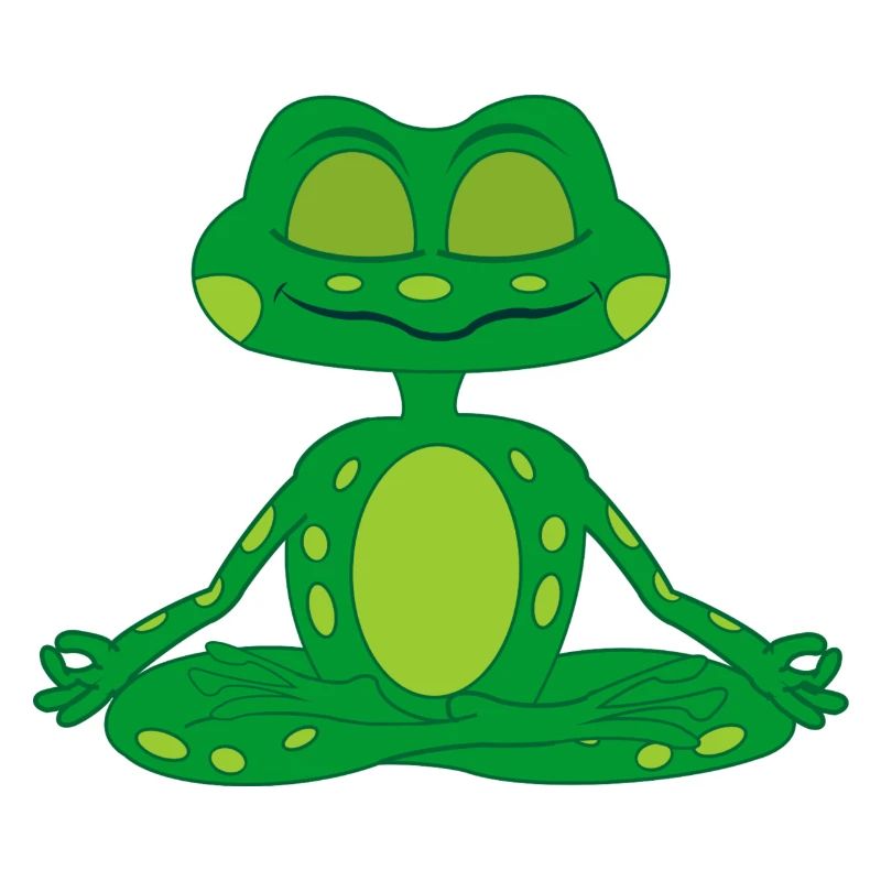 Zen-Meditationsfrosch