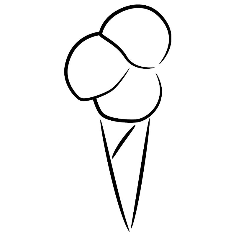 Eiscreme Skizze