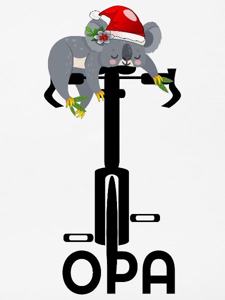 WEIHNACHTEN OPA FAHRRAD
