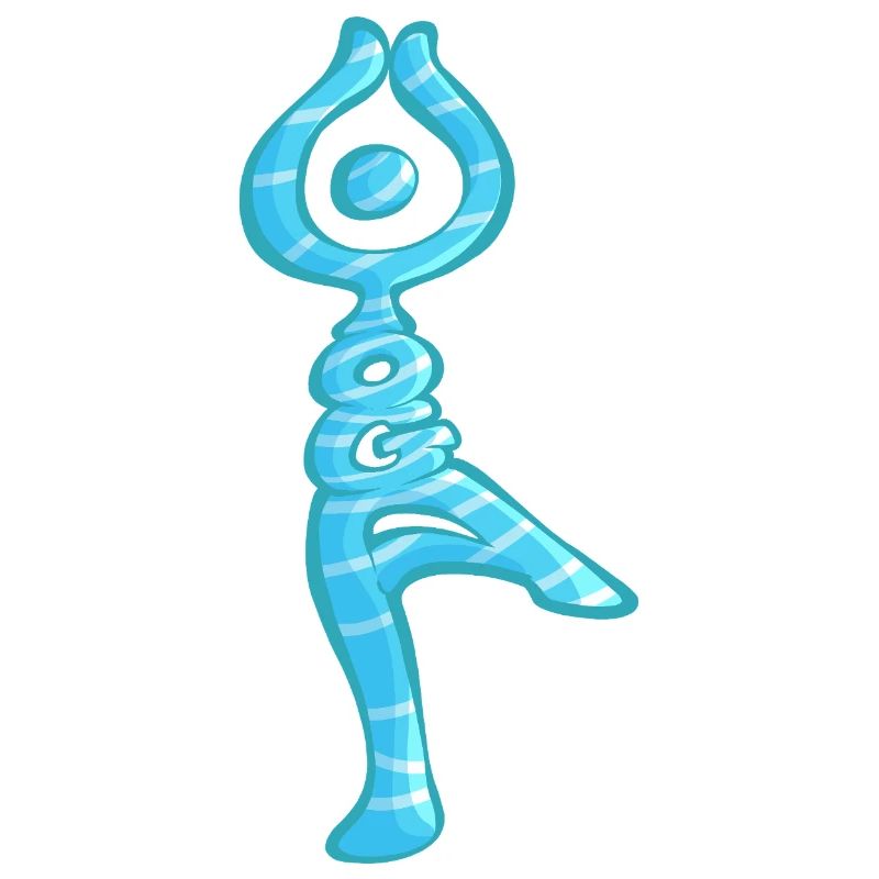 Yoga, gezogenes Wort