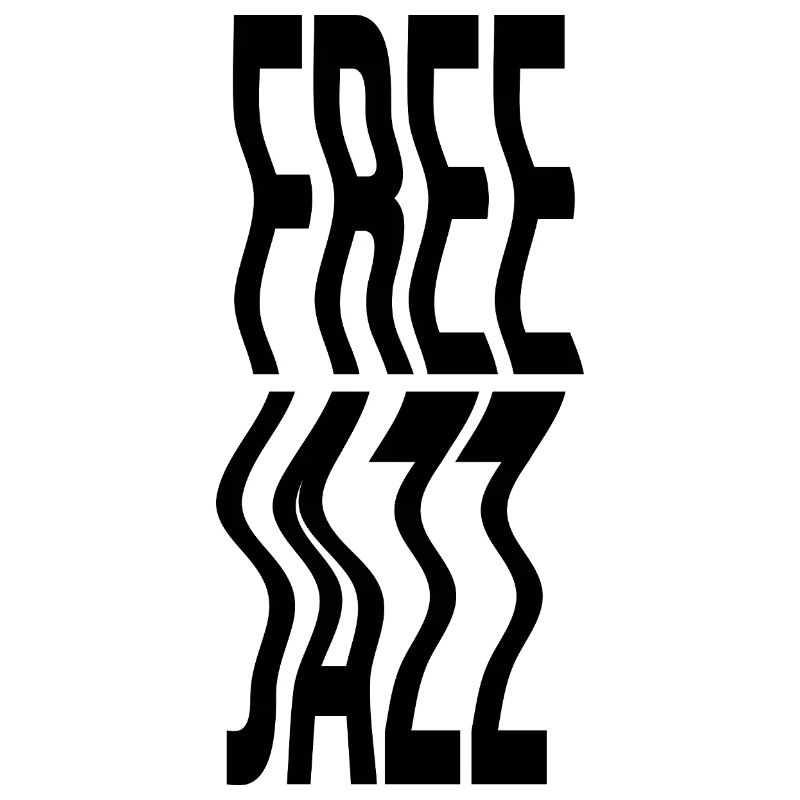 Free Jazz typography bold logo 