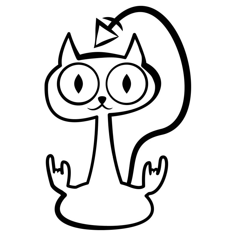 Heay metal cat