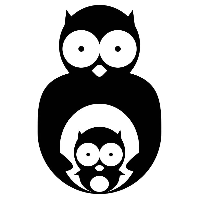 owl with chick
